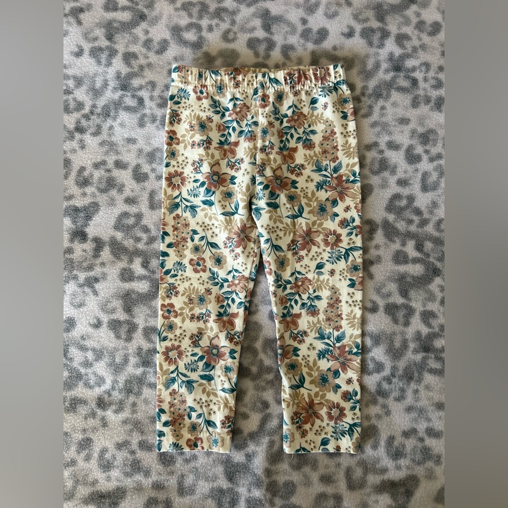 Little Lass Baby Floral Leggings, Size 18M